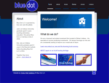 Tablet Screenshot of bluedotllc.com